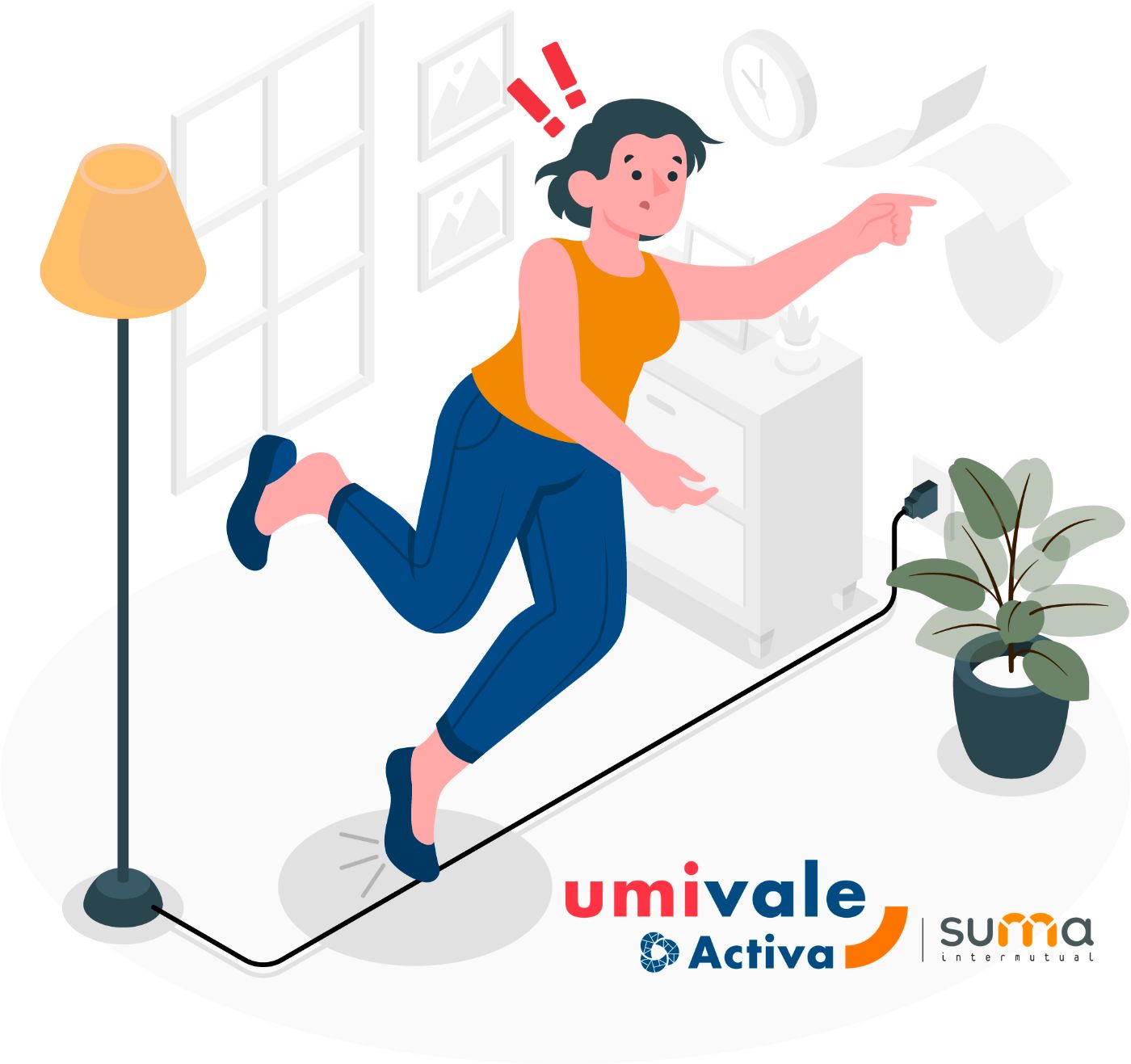 Campaña prevención caídas mismo nivel