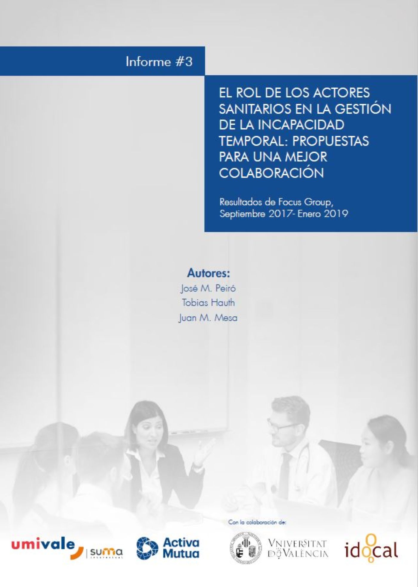 Tercer informe - El rol de los actores sanitarios