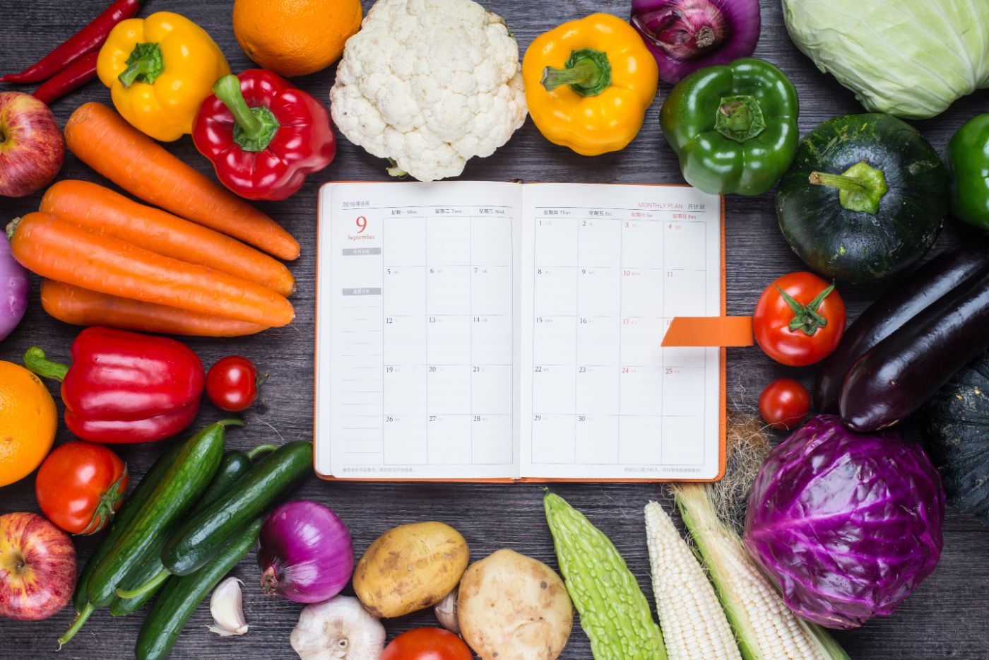 calendario comida