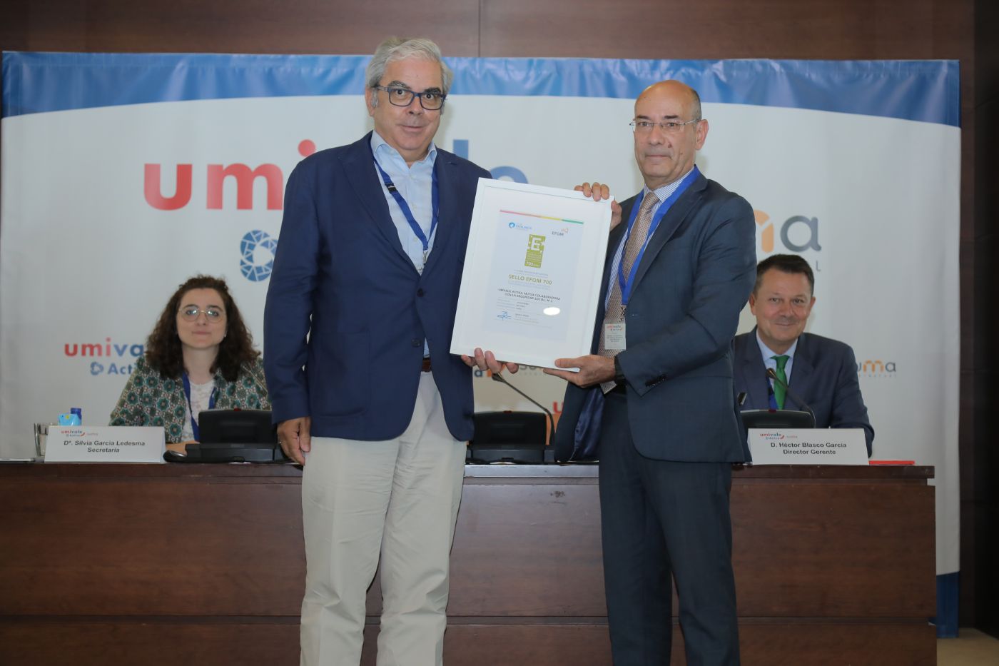 220708 entrega sello EFQM 700 umivale activa