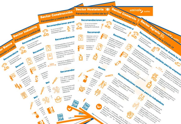 Material por sector de actividad