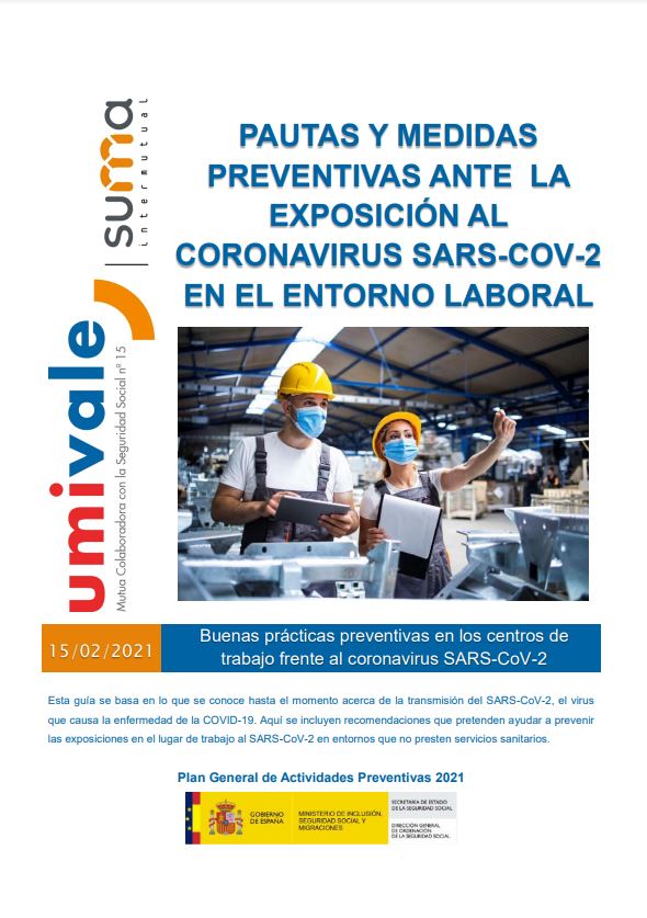 Pautas y medidas preventivas ante la exposición al coronavirus