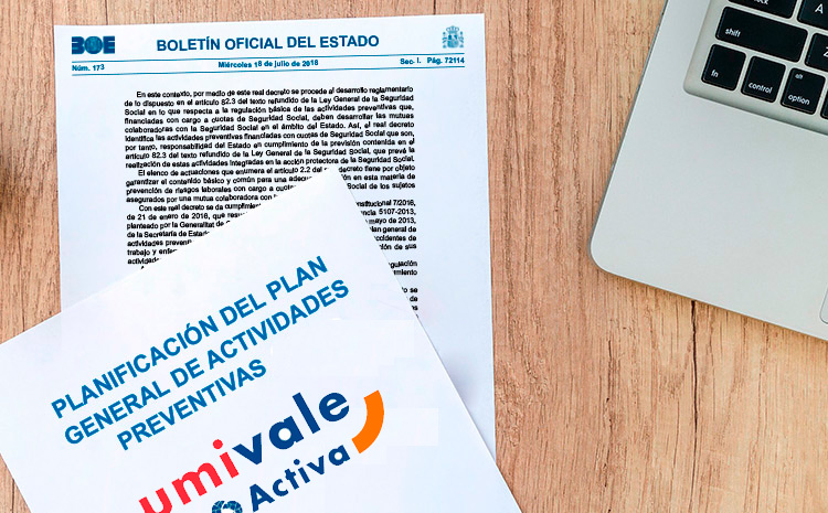 Planificación del plan general de actividades preventivas 2026