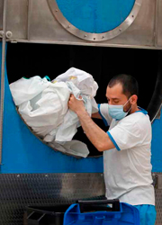 trabajos en lavandería